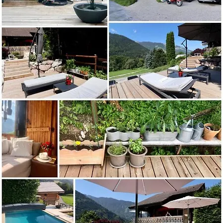 L'Ours Blanc Lodge Le Biot Exterior foto